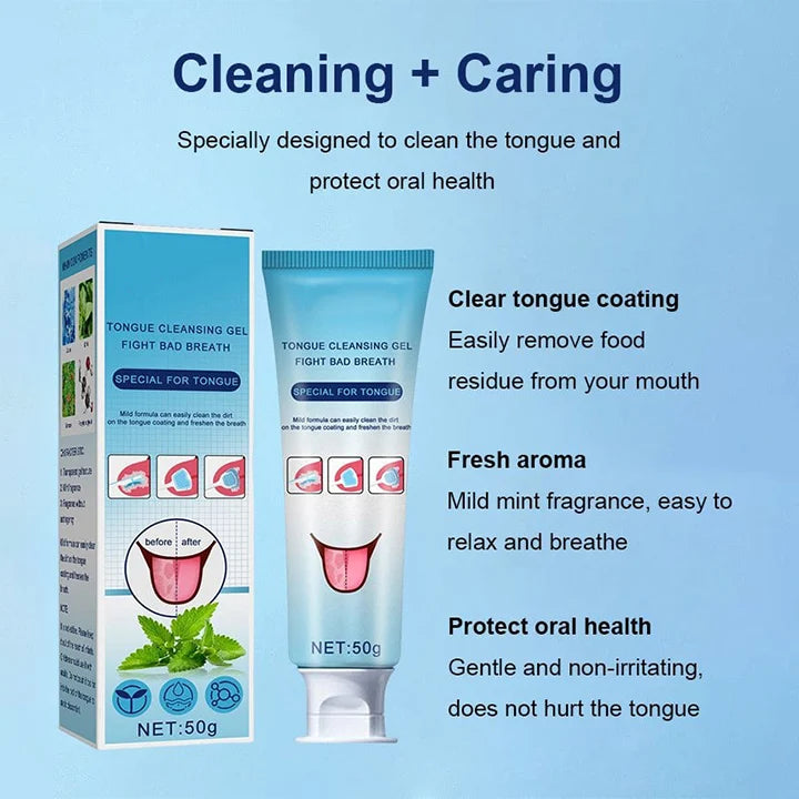 EELHOE Tongue Cleansing Gel Fight Bad Breath TK