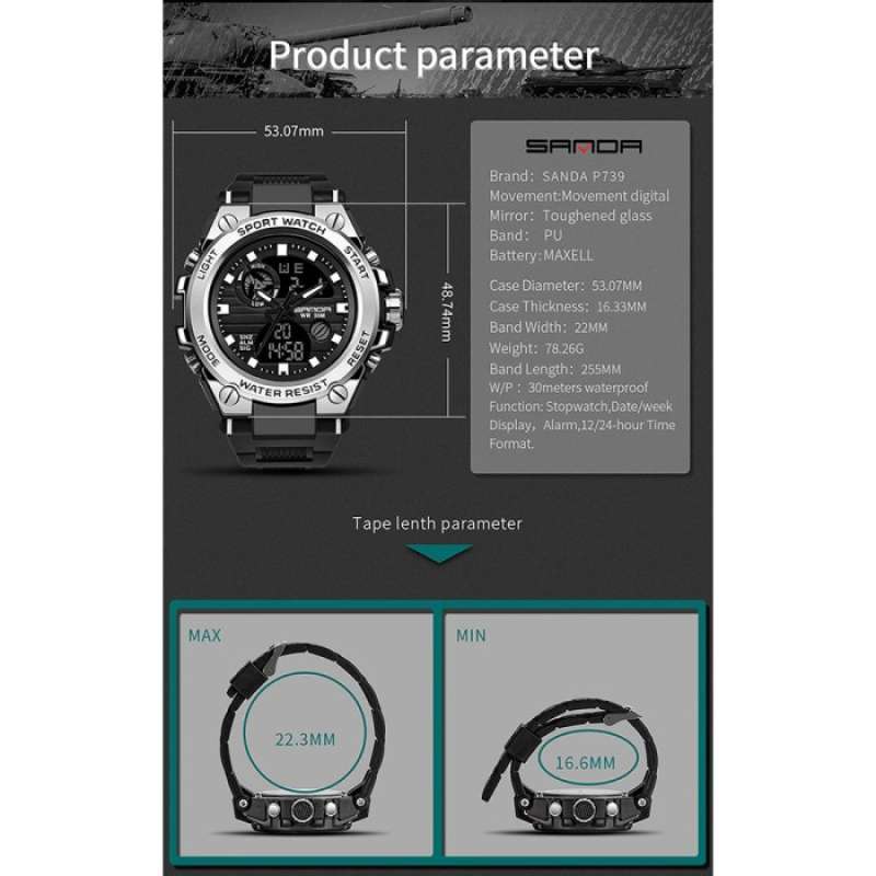 Waterproof Premium Men's Sports Watch