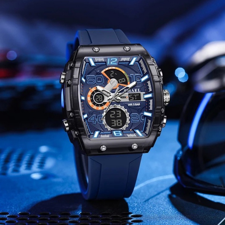 Blue Digital Watch