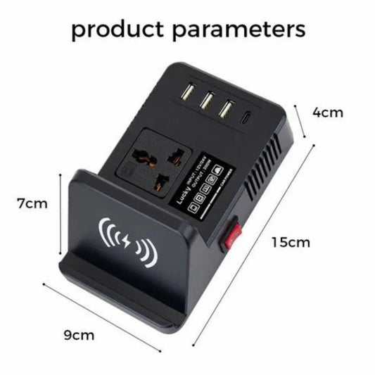 Power Up on the Go with a Wireless Charging Car Inverter