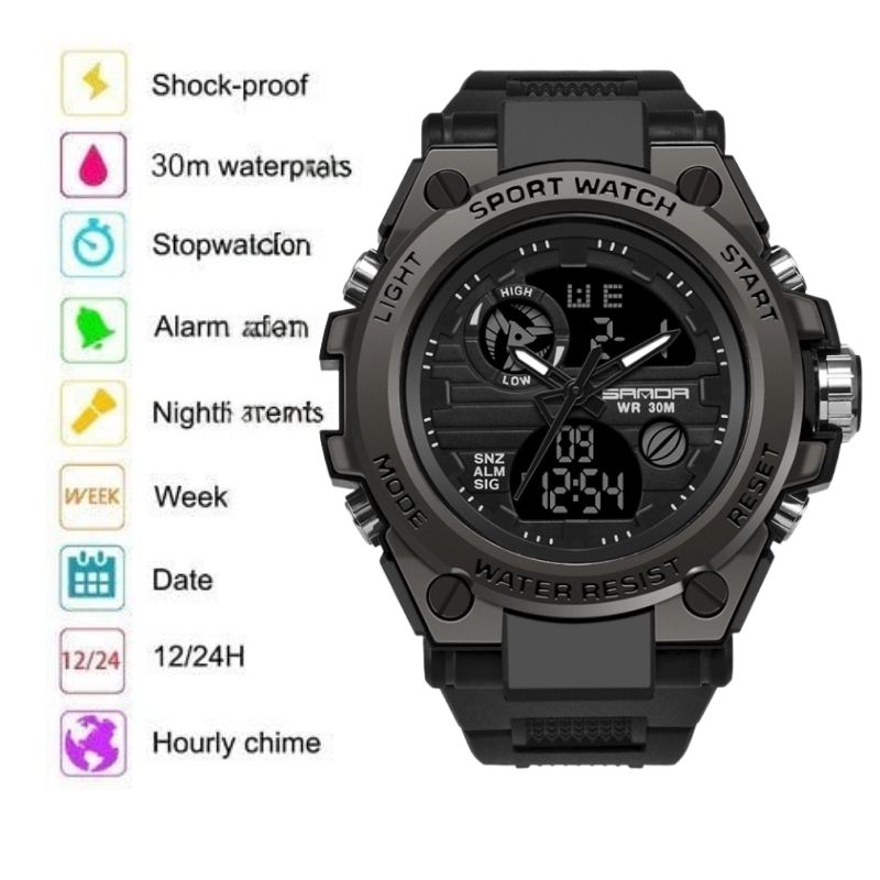 Waterproof Premium Men's Sports Watch.