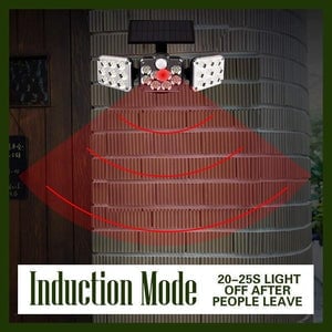 Solar Wall Lantern with 3 Modes & Motion Sensor