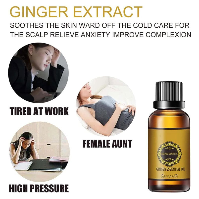 Natural Belly Drainage Ginger Oil YT.