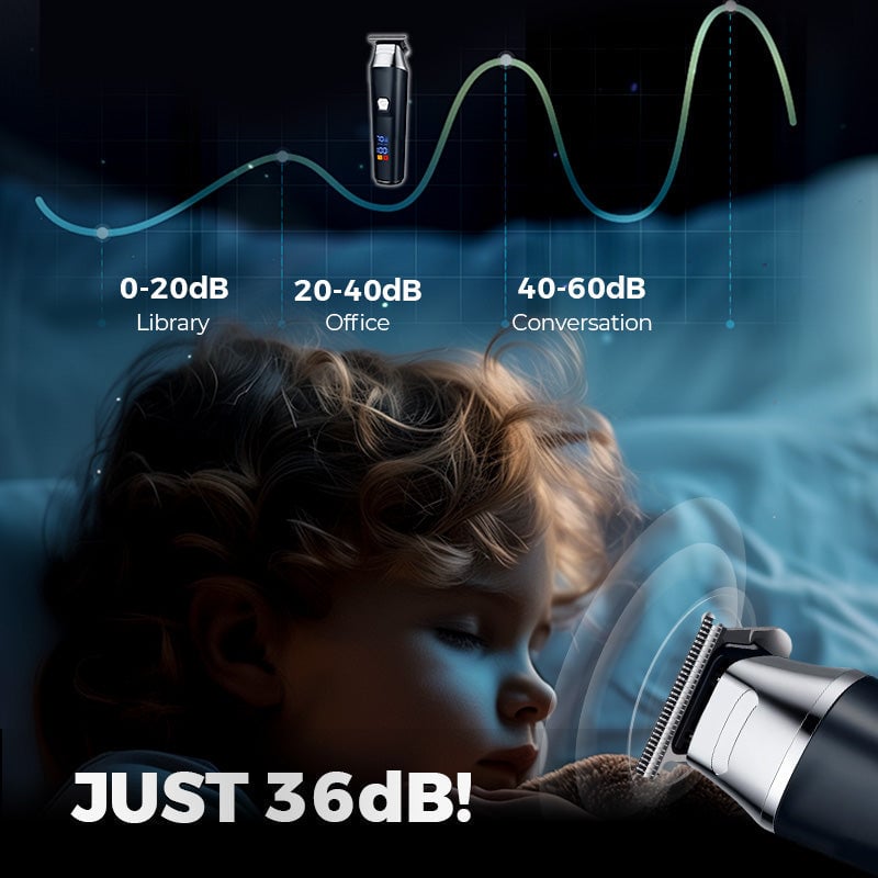 Digital Professional Hair Clipper Set