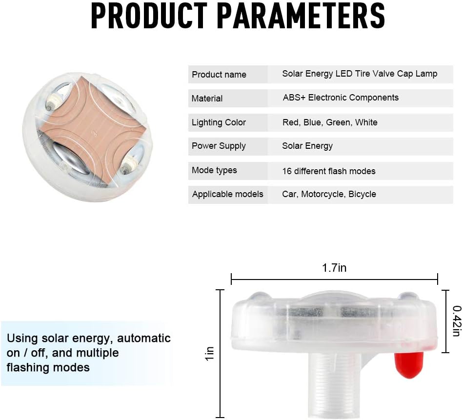 Tire wheel lights  4PCS