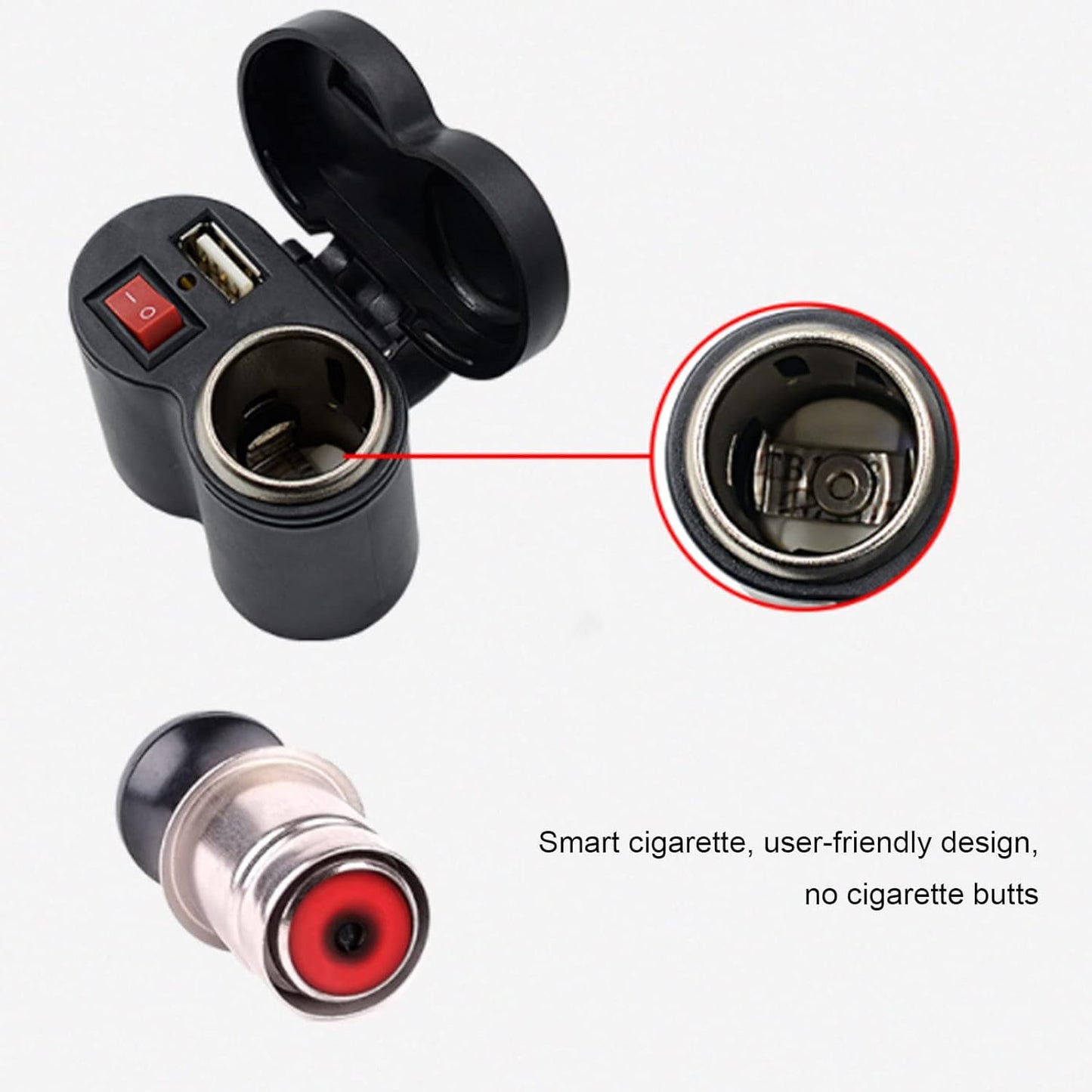 Motorcycle Cigarette Lighter