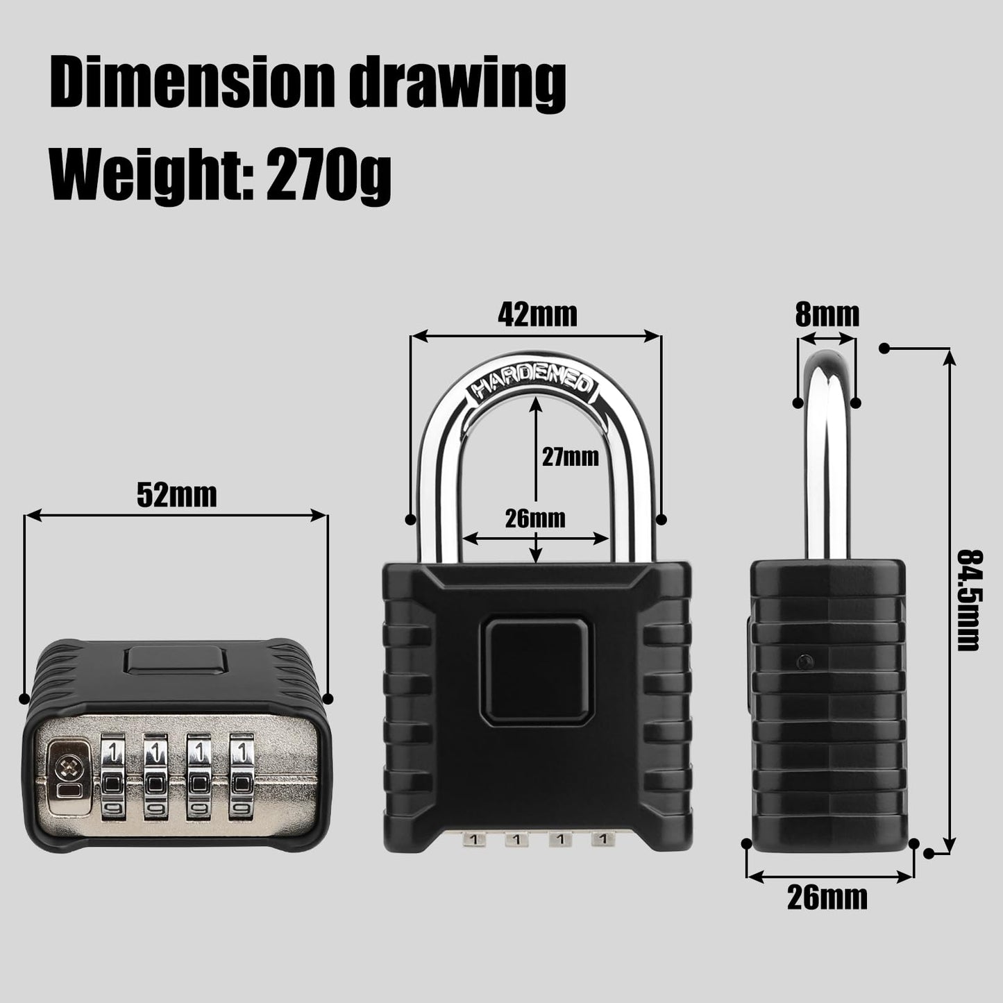 Household Anti-Theft Door Lock