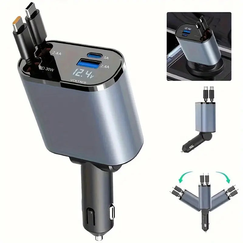 100W Fast Charging Car Charger