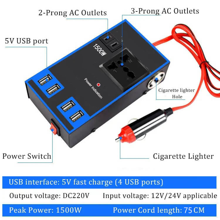 Car Power Inverter Adapter