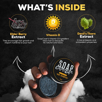 Hair darkening Soap shampoo TK