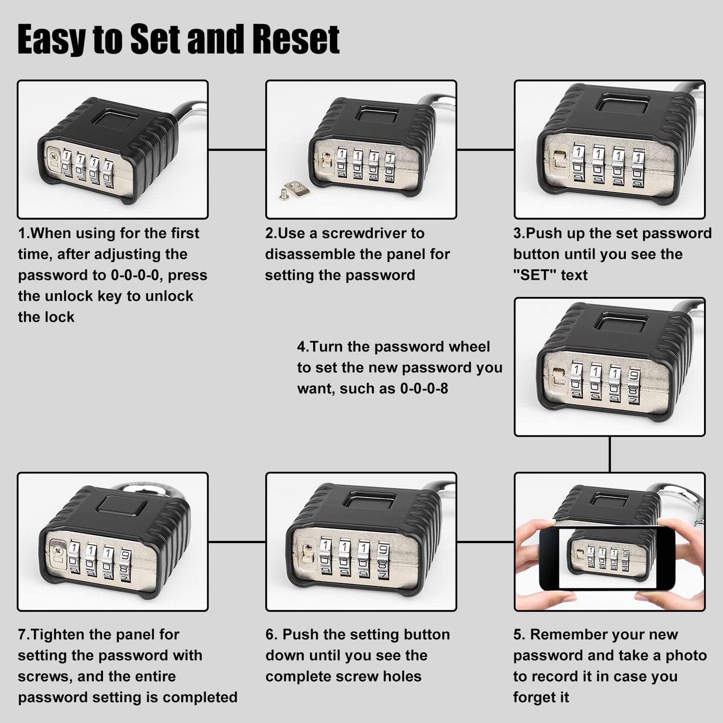 Household Anti-Theft Door Lock