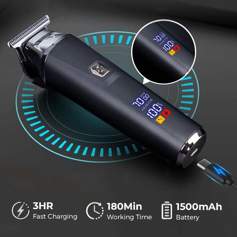 Digital Professional Hair Clipper Set