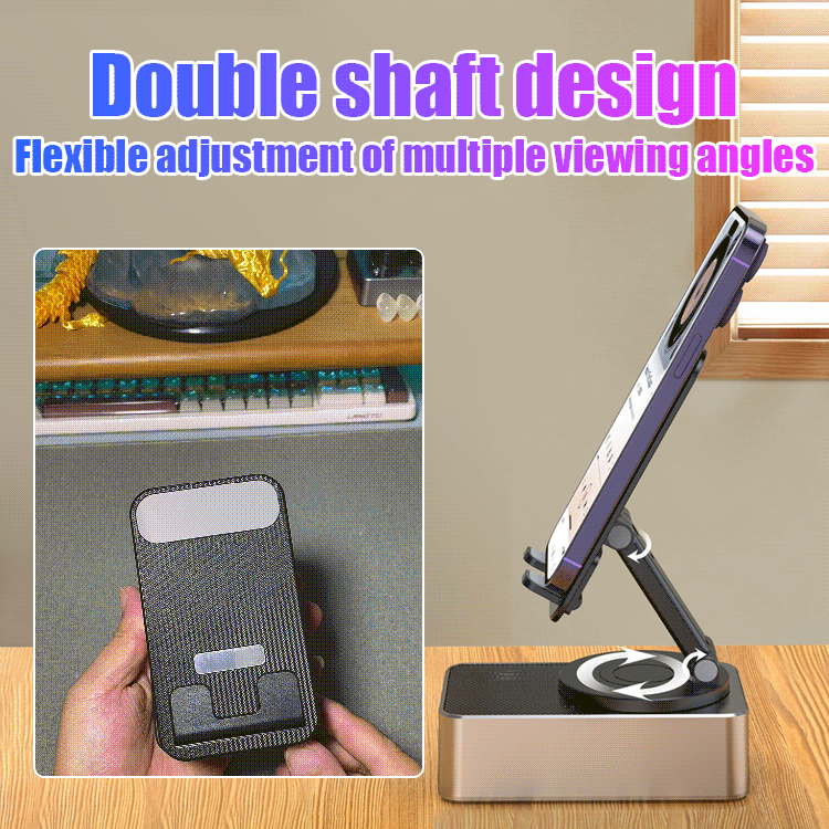 Ultimate 3-in-1 Tech Companion: Holder, Speaker, & Power Bank TK