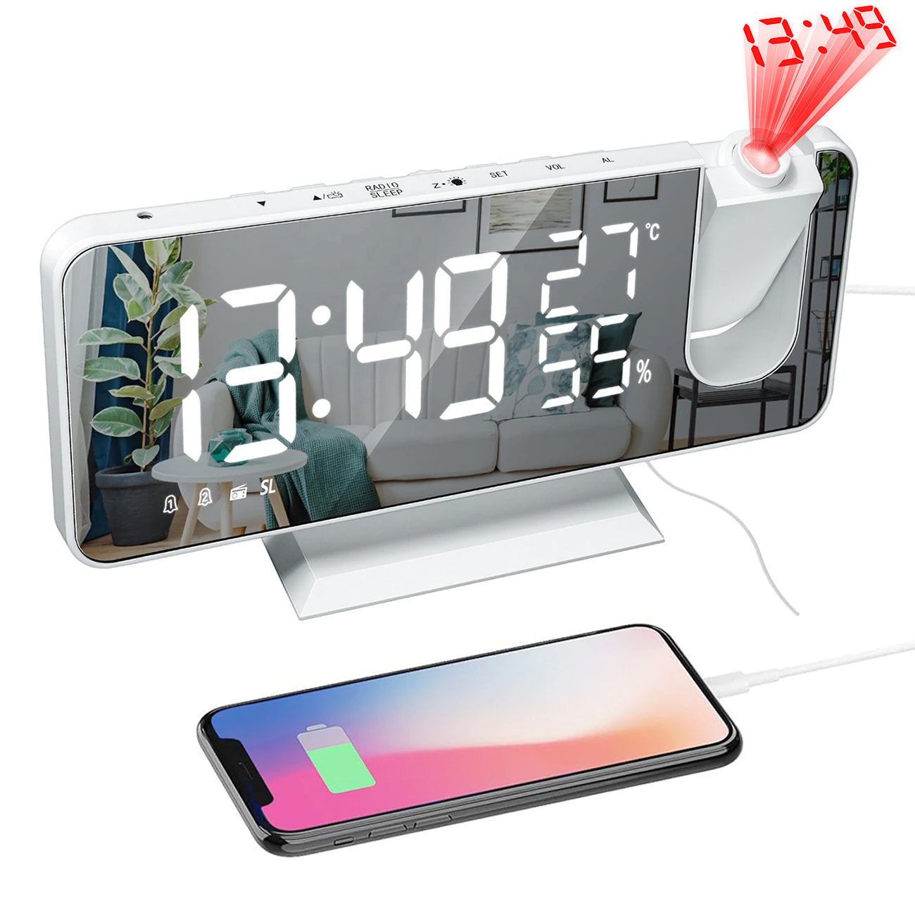 Projector Alarm Clock