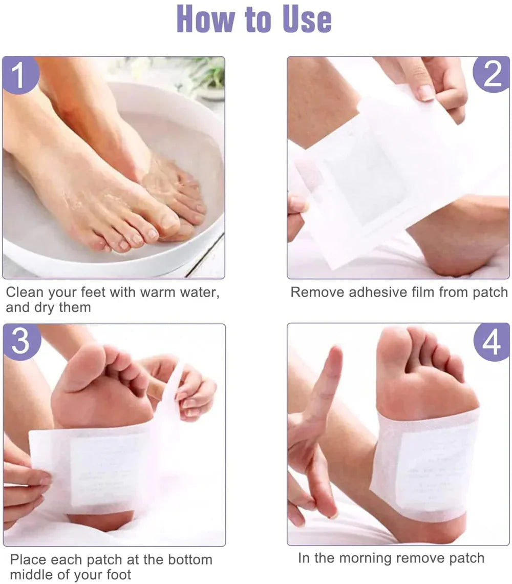 Foot Patch Detoxify 10 PCS .