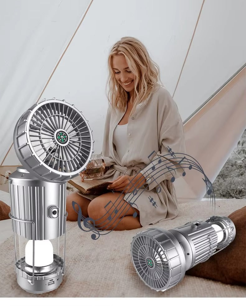 Portable LED Camping Lantern With Fan