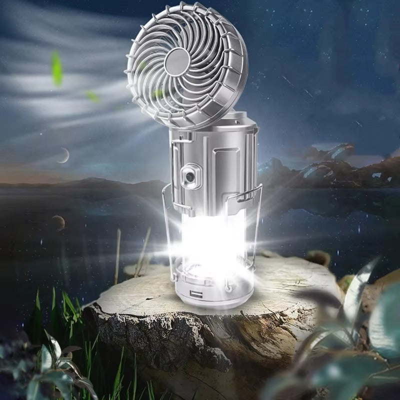 Portable LED Camping Lantern With Fan